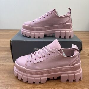 Palladium Revolt LO TX Chunky Platform Sneakers Size 5.5 Misty Pink NEW
